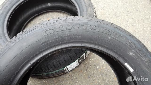 Новые Continental crosscontactuhp 255/50R19 SSR RF