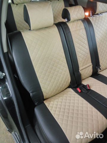 Настоящие чехлы Автопилот (ромб) VW Golf plus Настоящие чехлы Автопилот (ромб) VW Golf plus