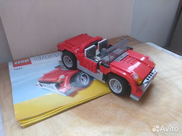 Лего кабриолет 7347