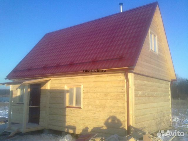 Сруб 4х6+2 с мансардой Сруб 4х6+2 с мансардой