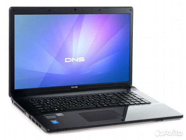 Мощный большой ноутбук DNS W670SRQ 17.3