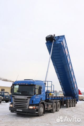 Самосвальный полуприцеп ломовоз Bitter 62 м3