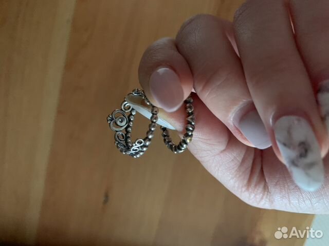 Два Кольца корона pandora серебро