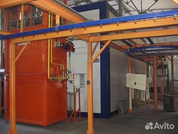 Автоматическая линия порошковой окраски