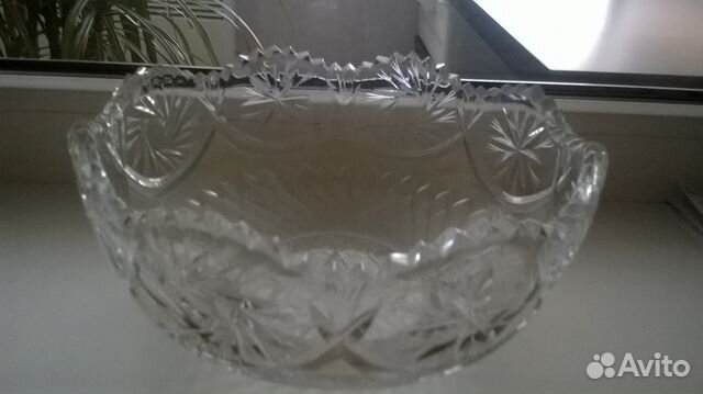 Комплект хрустальных салатников 4 шт