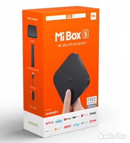 Тв приставка Xiaomi Mi Box S 4K HDR MDZ-22-AB