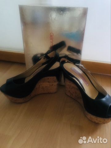 Новые босоножки на танкетке Gianmarco Lorenzi