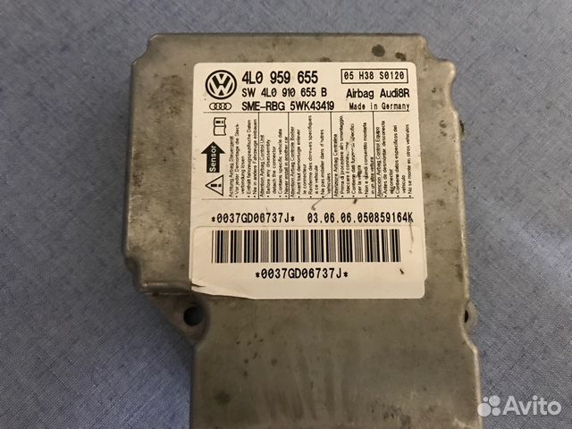 Блок управления airbag 4L0959655 4L0910655B Audi Блок управления airbag 4L0959655 4L0910655B Audi