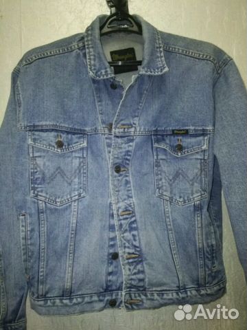 Куртка джинсовая wrangler размер L (50-52)
