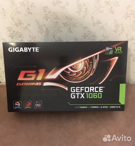 Видеокарта GTX 1060 (6gb) G1
