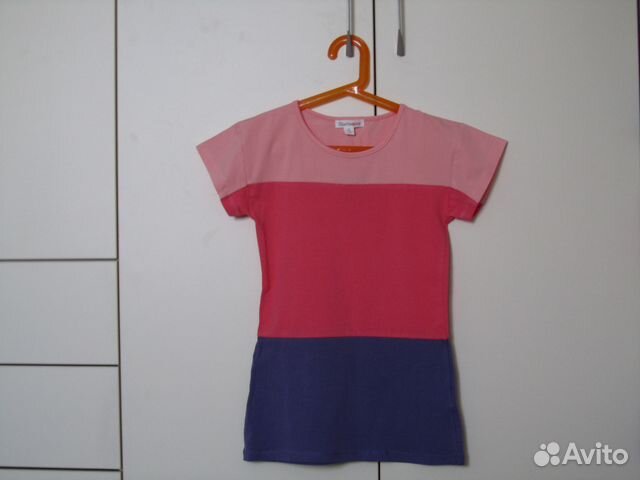 Новое летнее платье из США, хлопок, на 6 лет