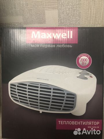 Тепловентилятор Maxwell MW-3456 W