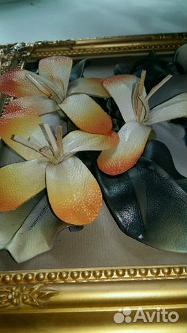 Картина из натуральной кожи Картина из натуральной кожи