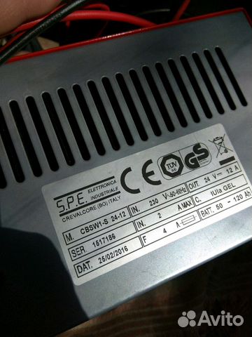 Зарядное устройство для акб гель 24В 12А Зарядное устройство для акб гель 24В 12А