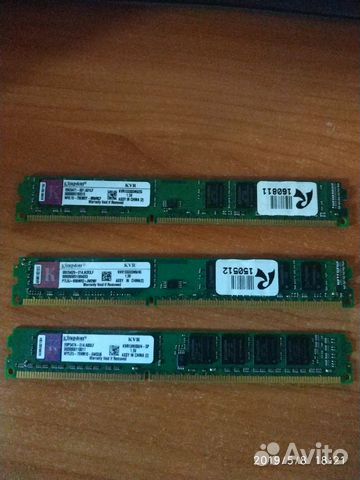 DDR3-1333 2x4GB и 1х2GB Kingston Оперативная памят
