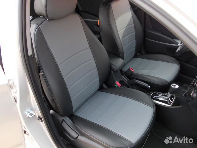 Чехлы Skoda Octavia A5 Шкода Октавия черно-серые Чехлы Skoda Octavia A5 Шкода Октавия черно-серые