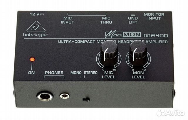 Усилитель для наушников Behringer micromon ma400