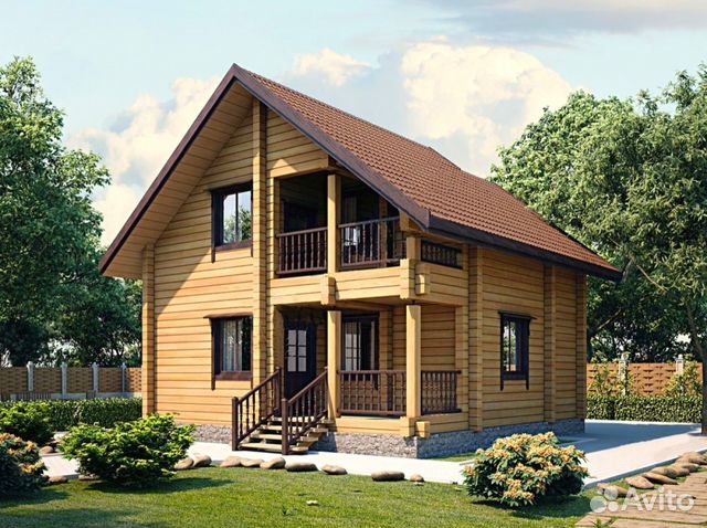 Дом из клееного бруса Дом из клееного бруса