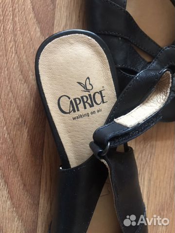 Босоножки кожаные новые 37,5р Caprice