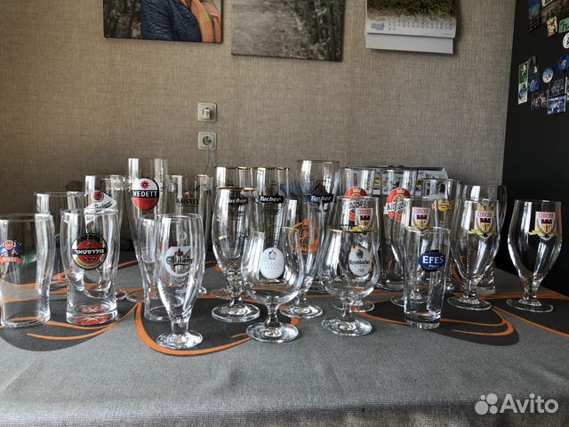 Набор пивных бокалов и кружек Набор пивных бокалов и кружек