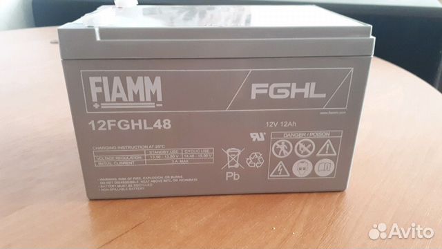 Аккумулятор, fiamm 12 fghl 48 Аккумуляторы с повыш