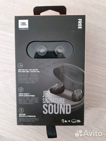 Беспроводные наушники JBL free