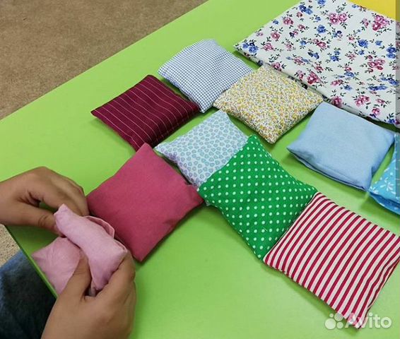 Сенсорные подушечки. Развивающее пособие