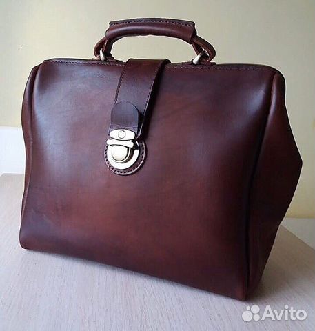 Саквояж классический / натуральная кожа