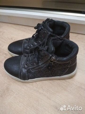 Утеплённые ботинки р.34 Утеплённые ботинки р.34