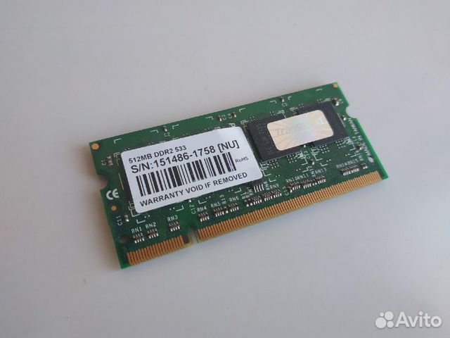 Оперативная память Transcend DDR2 533Mhz 512Mb