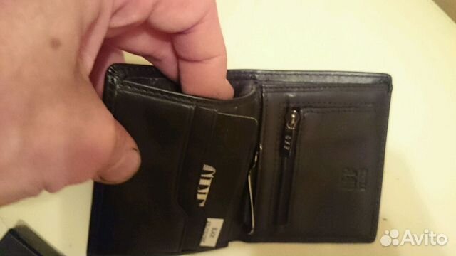 Портмоне, зажим G.F. Ferre кожа