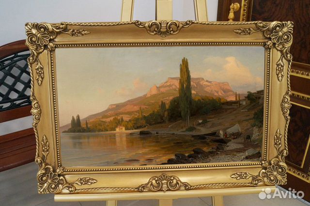 Красивая лепная рама для картины Красивая лепная рама для картины