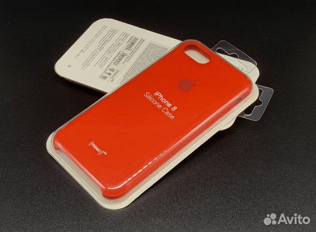 Оригинал iPhone 8 Чехол Силикон Красный Product Re