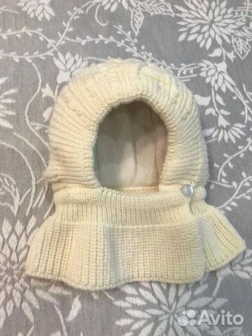 Шапка зимняя детская. Размер 0-3 мес Шапка зимняя детская. Размер 0-3 мес
