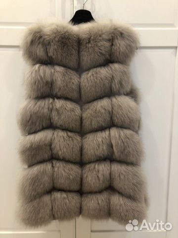 Меховая жилетка из песца Меховая жилетка из песца
