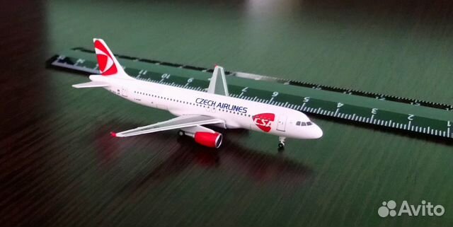 Модель самолёта А-320 авиакомпании czech airlines Модель самолёта А-320 авиакомпании czech airlines