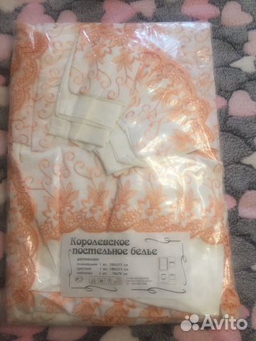 Комплект постельного белья с вышивкой