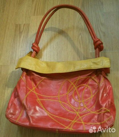 Сумка кожаная Coccinelle