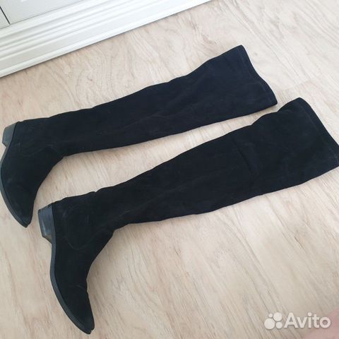 Ботфорты замшевые Ботфорты замшевые