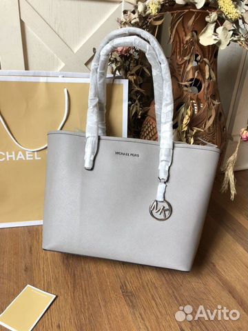 Сумка Michael Kors серая 35H7stvt2L