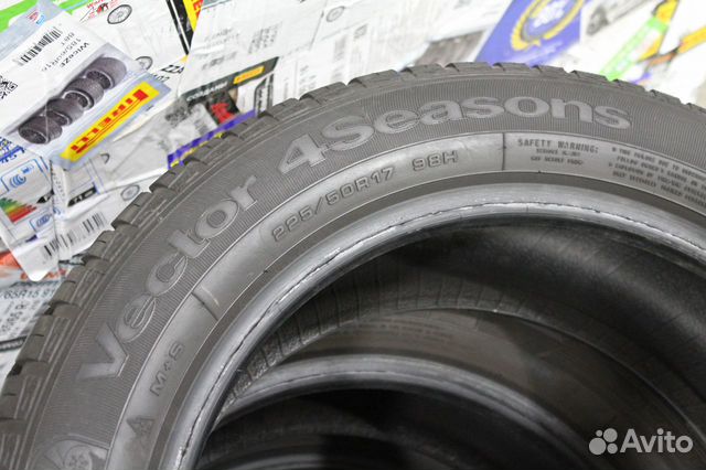Шины бу 225 50 17 Goodyear Vector 4 Seasons
