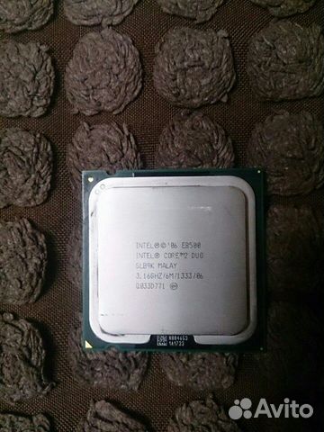Процессор Intel core2 duo E8500