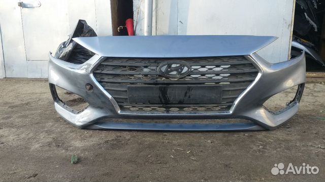 Бампер передний hyundai solaris 2 хундай соларис 2