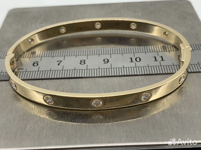 Золотой Браслет с Бриллиантами