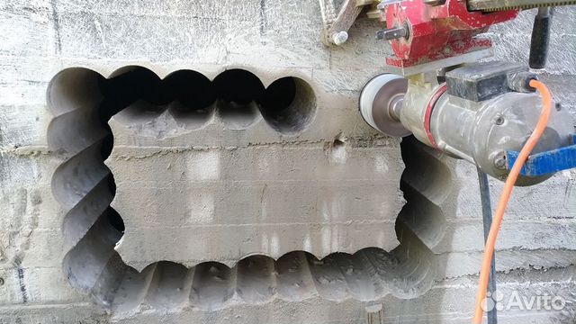 Алмазное бурение отверстий Алмазное бурение отверстий