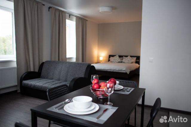 

1-к. квартира, 56 м², 2 кровати