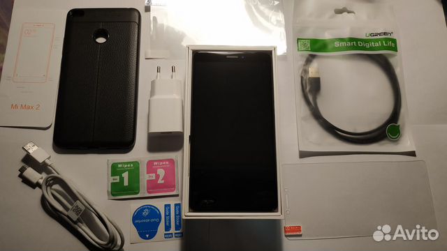 Xiaomi mi max2 4/64 глобальная полный комплет