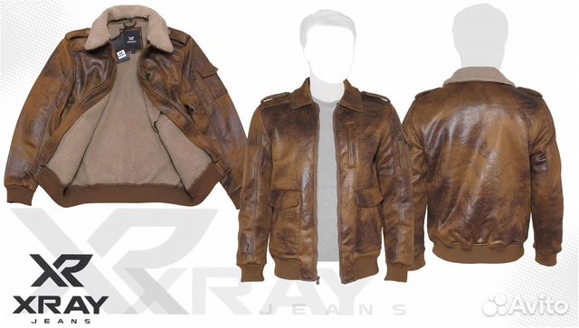 Куртка-шерпа Vintage Aviator X-Ray Куртка-шерпа Vintage Aviator X-Ray