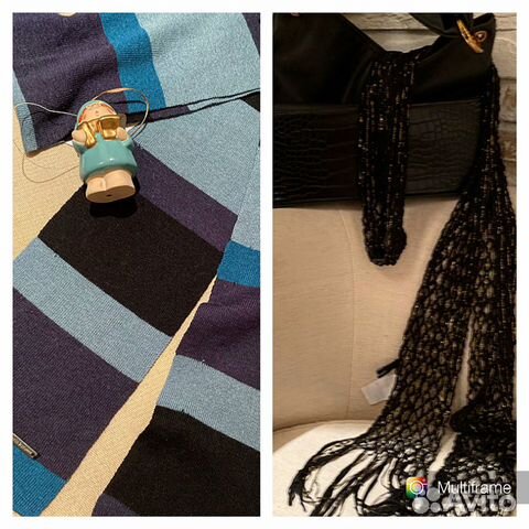 Шарфы ажурный и трикотажный. In Wear. Дания.Оригин