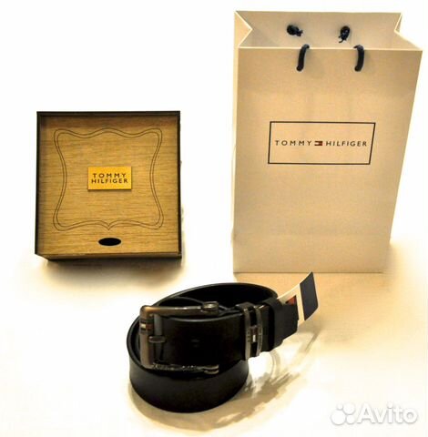 Мужской ремень / Tommy Hilfiger / новый (черный)